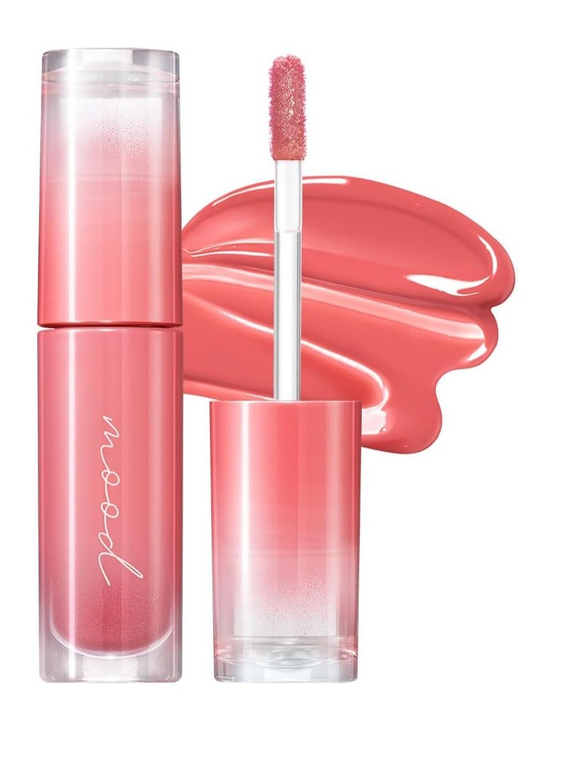 PERIPERA Ink Mood Glowy Tint,03 ROSE IN MIND | Lip-Plumping