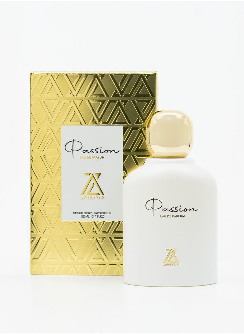 Passion Perfume, Eau de Parfum for Men & Women, Long Lasting Fragrance, Sweet Fruity Scent with Pear, Lychee, Vanilla, 100ml Unisex EDP, Day & Night Wear, Gift Option