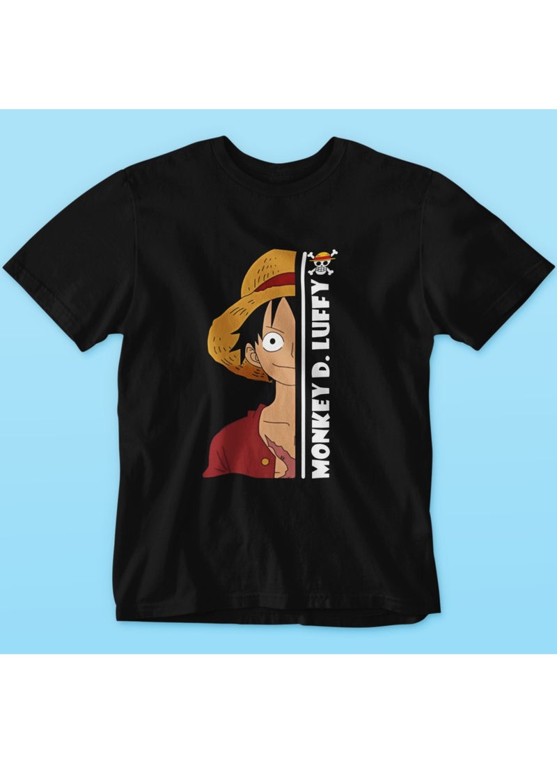 D. Luffy OnePiece T-shirt Design For Kids