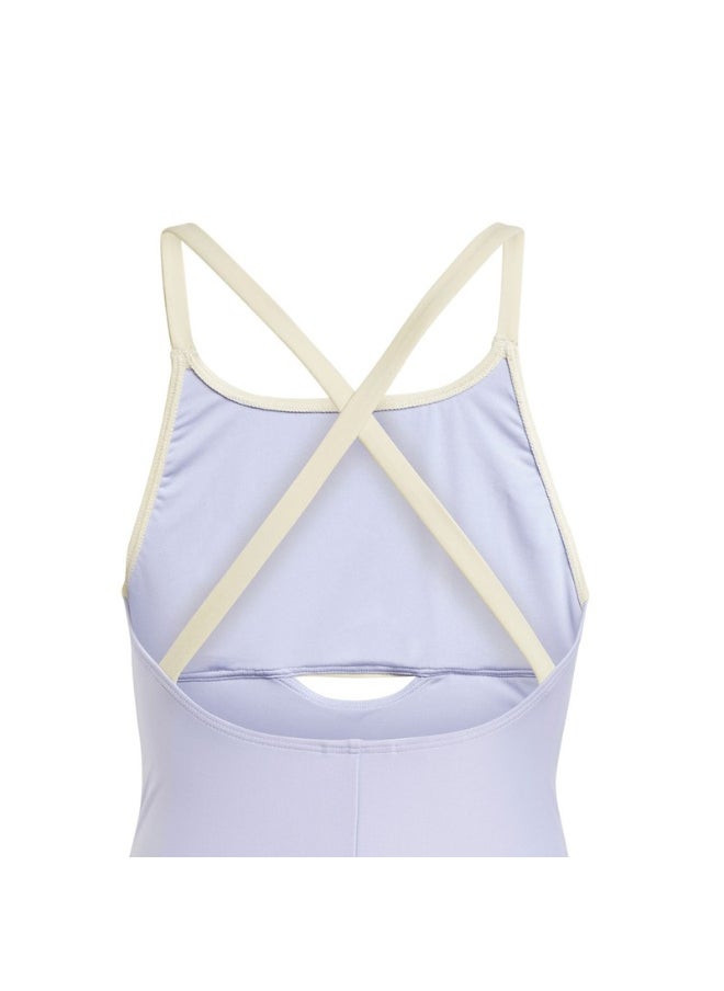 adidas colorblock x-back kids women swimsuit
