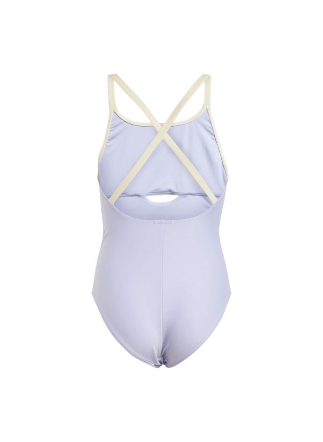 adidas colorblock x-back kids women swimsuit