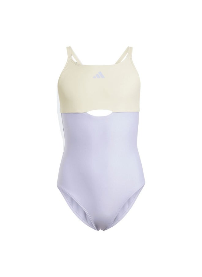 adidas colorblock x-back kids women swimsuit