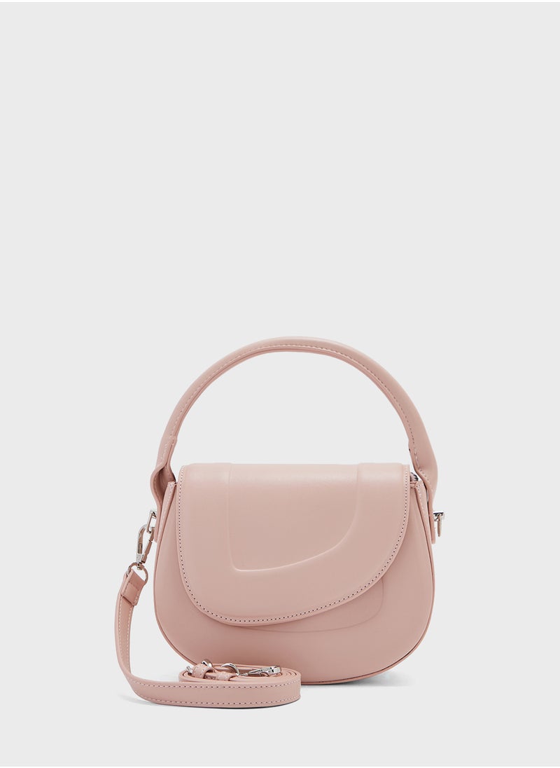 Curved Shape Satchel Bag