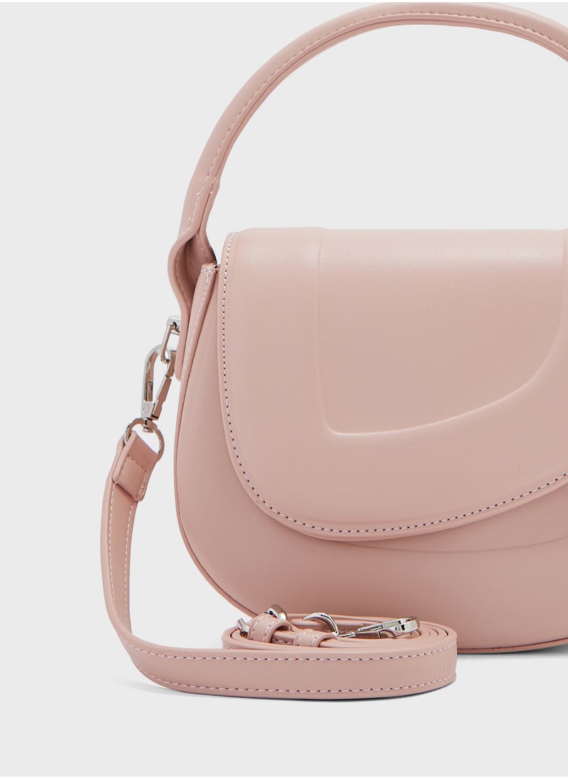 Curved Shape Satchel Bag