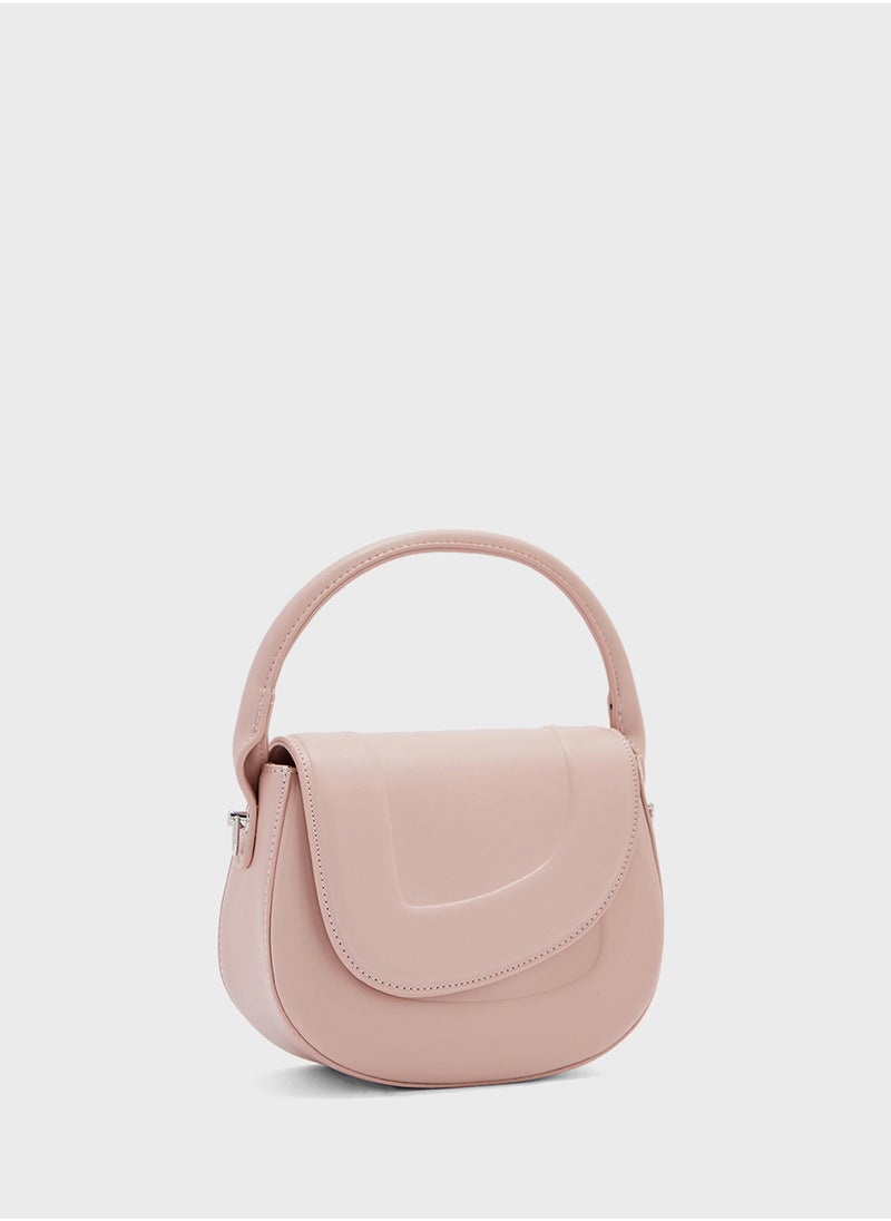Curved Shape Satchel Bag