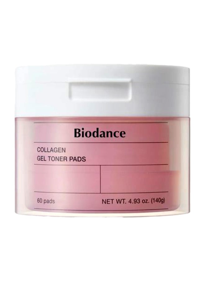 Biodance Collagen Gel Toner Pads 4.93 Fl.Oz.(140G), 60Pads
