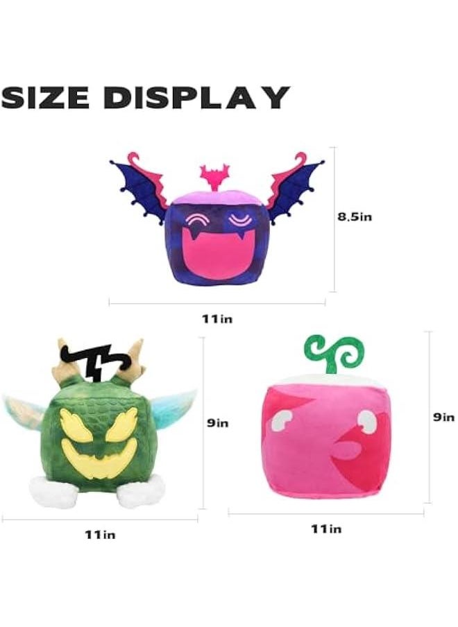 New Fruits Plush,11inch Blox Plush Plushies Toys Stuffed Animal Plushie Doll,Soft Fruits Hugging Plush Pillow Toy Collectible Gifts for Kids Fans Aldults  Birthday (6Pcs)