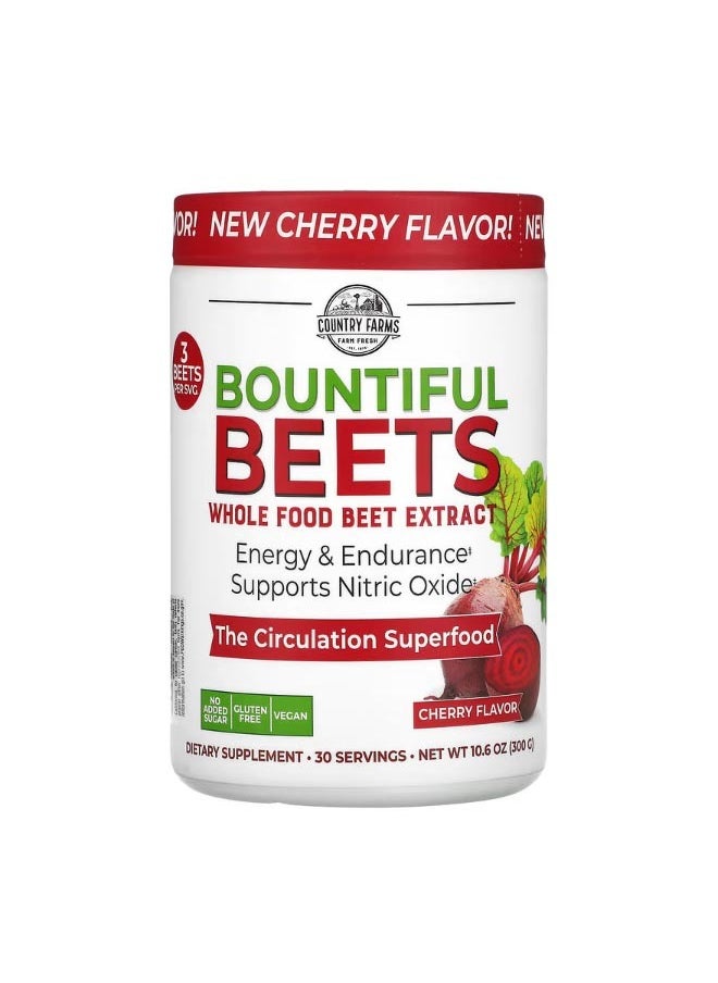 Bountiful Beets Whole Food Beet Extract Cherry 10.6 oz 300 g