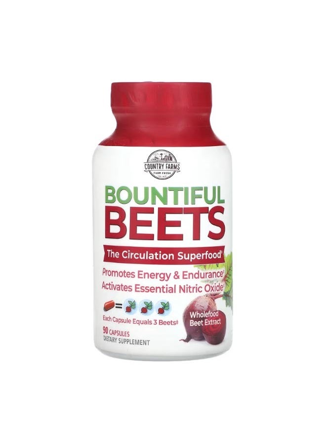 Bountiful Beets Whole Beet Extract 90 Capsules