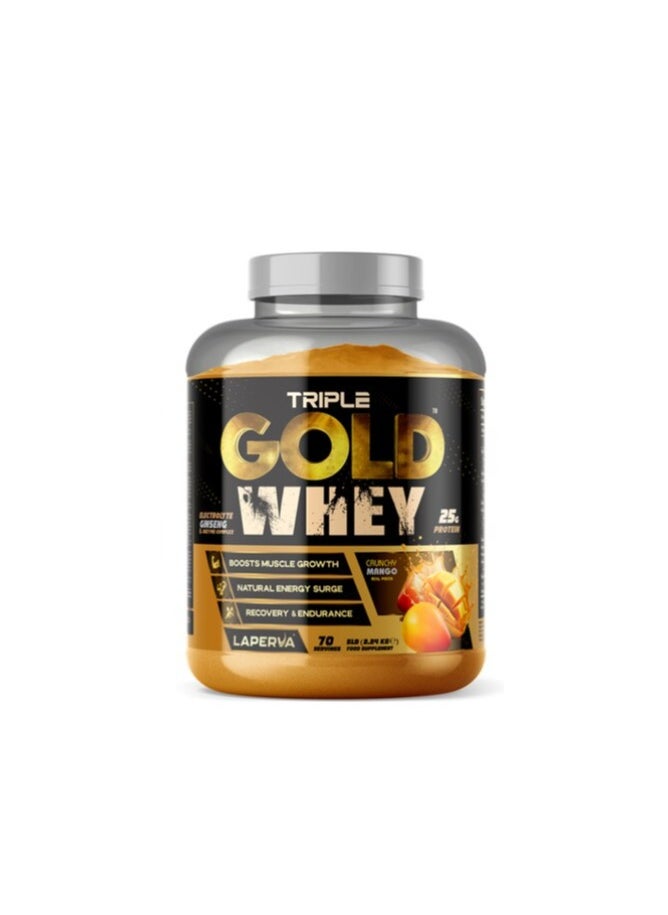 Triple Gold Whey Crunchy Mango 5LB