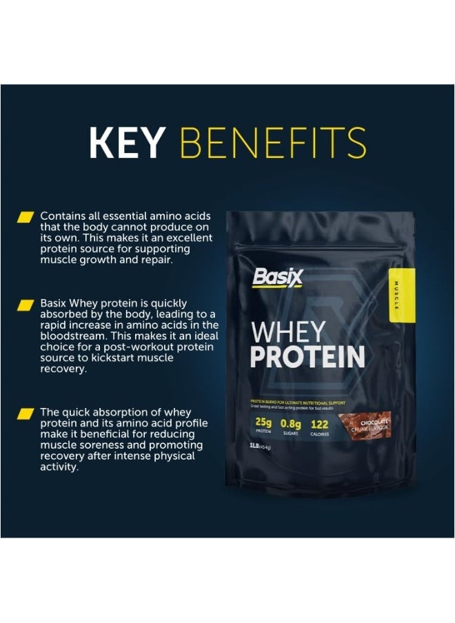 Muscle Whey Protein Chocolate Chunk 1 Lb