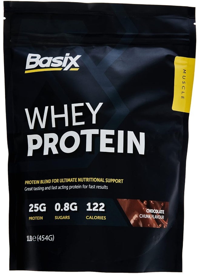 Muscle Whey Protein Chocolate Chunk 1 Lb