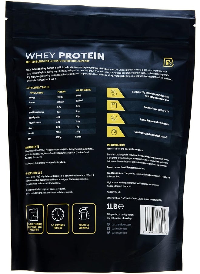 Muscle Whey Protein Chocolate Chunk 1 Lb