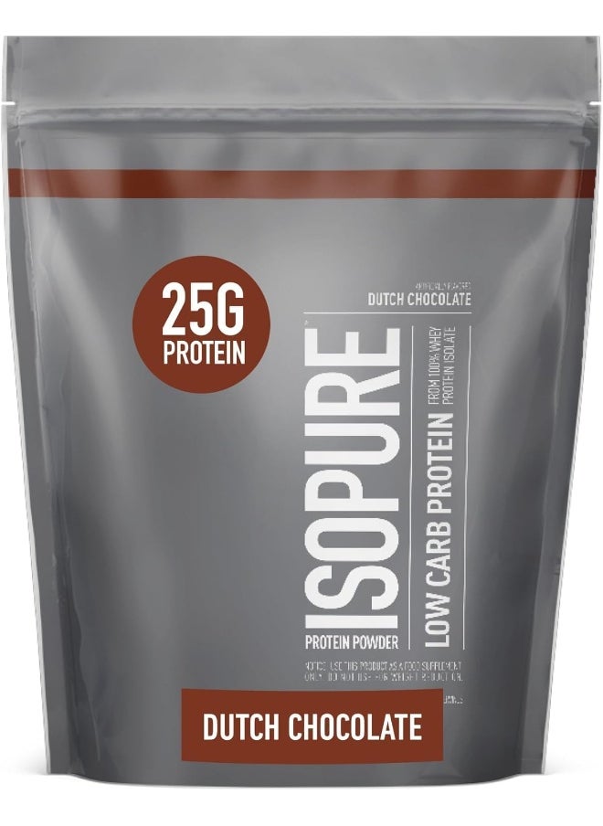 Isopure Low Carb Whey Protein Isolate Powder With Vitamin C And Zinc 1 Lb , 15 Servings 454 G