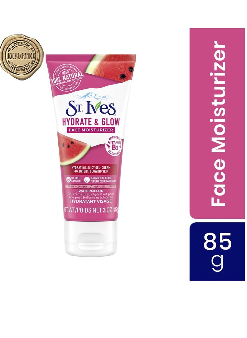 St. Ives Hydrate & Glow Face Moisturizer Watermelon 3 Ounce