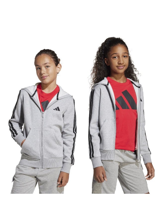 adidas essentials full zip unisex hooded track top
