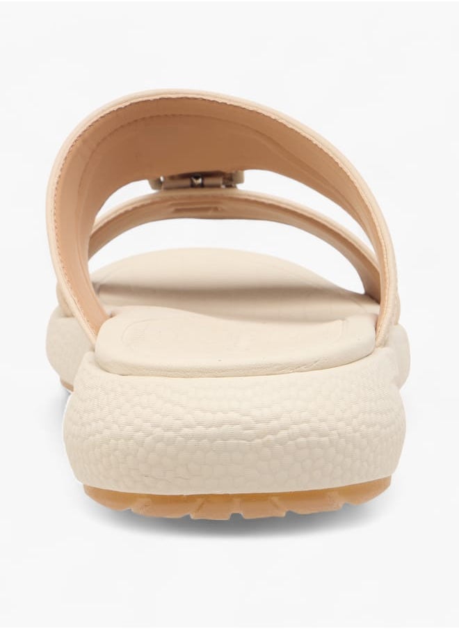 Men Buckle Accent Slip-On Arabic Sandals