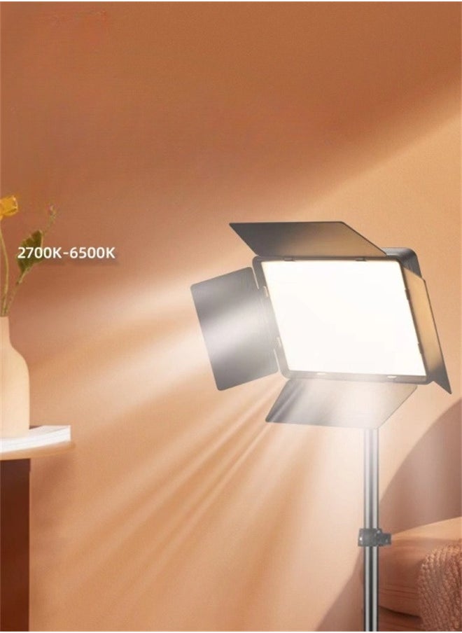 Professional 3 Color LED Video Light for Studio  Product Photography Video Shooting with U Bracket and Barndoor