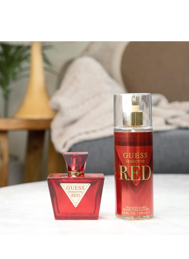 Seductive Red For Women EDT Gift Set 4 PCS