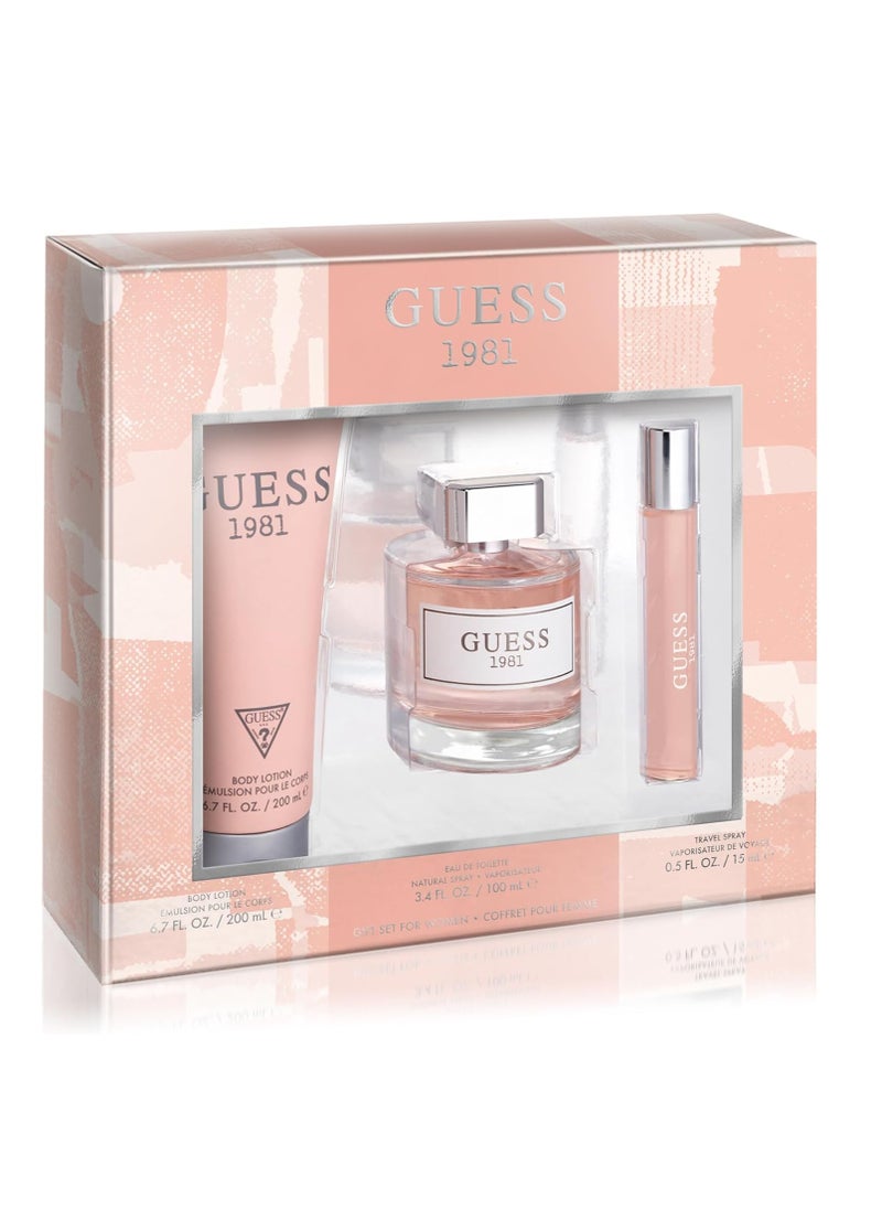 1981 For Women EDT Gift Set 3 PCS