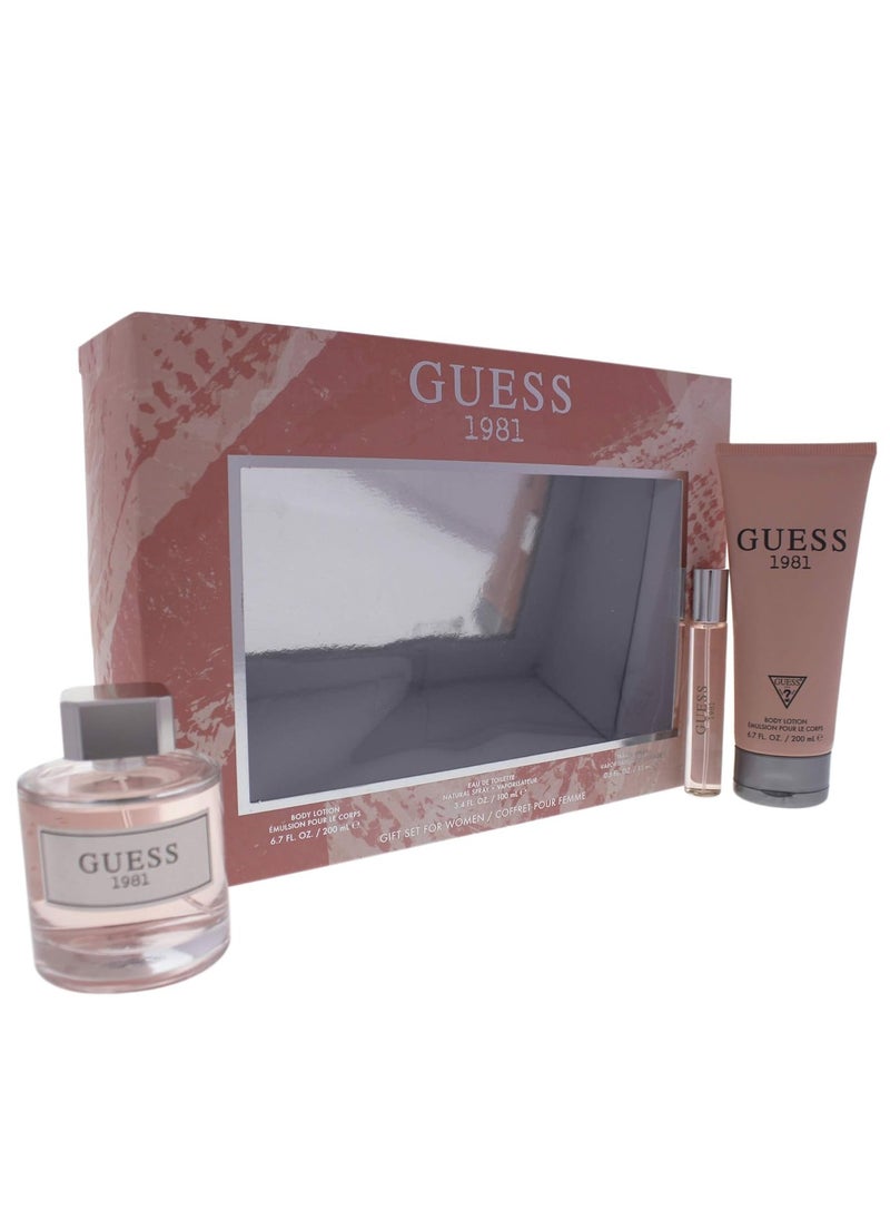 1981 For Women EDT Gift Set 3 PCS