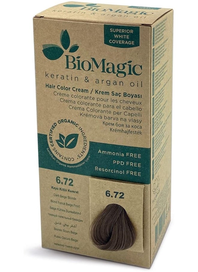 Biomagic Permanent Hair Dye - Dark Beige Blonde