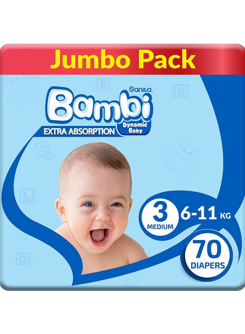 Baby Diapers Jumbo Pack Size 3 6-11kg