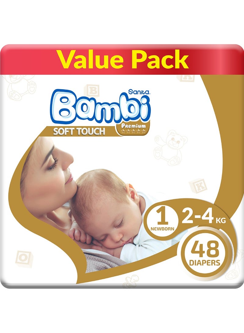 Baby Diapers Value Pack Size 1 2-4 Kg Newborn