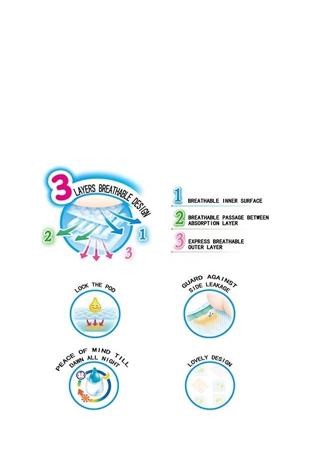 Merries Kao Diapers  S82 4-8kg ,Pack of 2