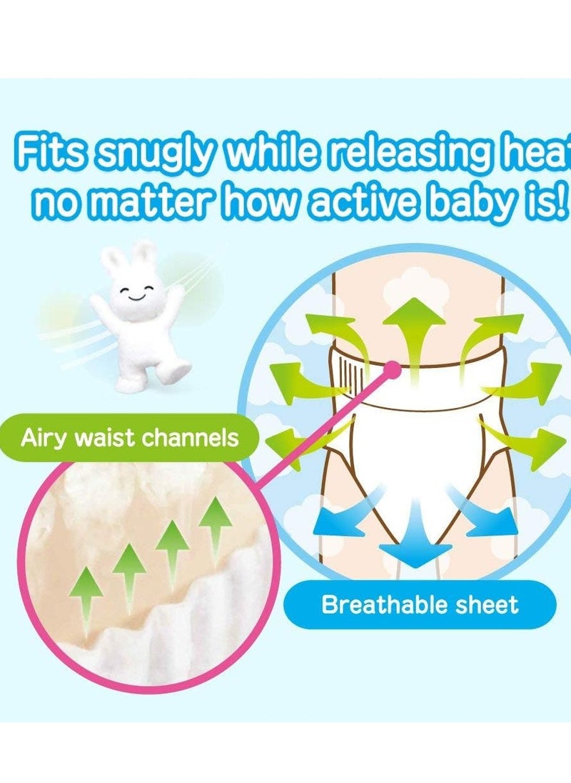 Merries Kao Baby Diapers Merries Infant Diaper S54 4-8kg ,Pack of 3