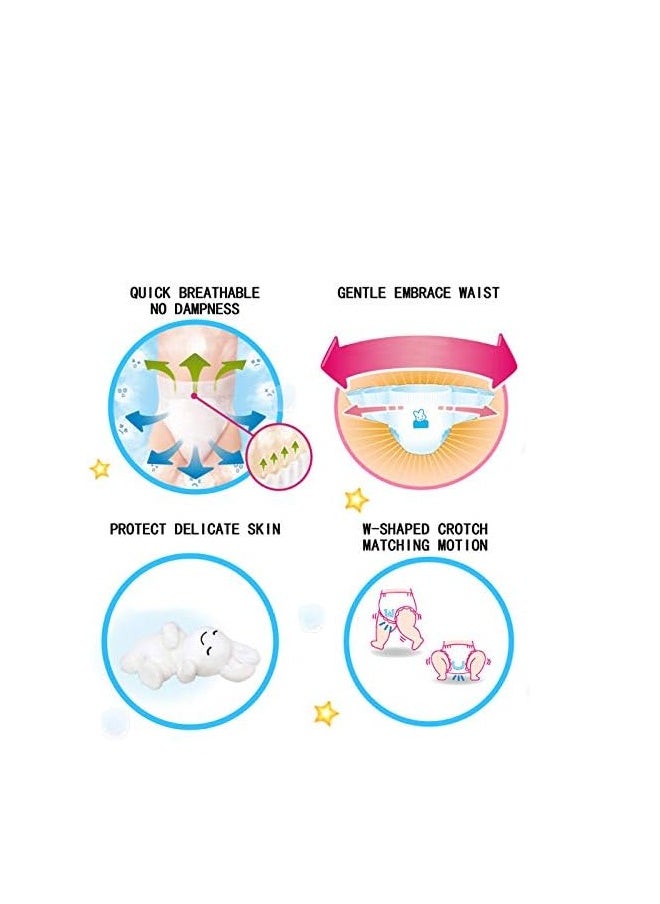 Merries Kao Baby Diapers Merries Infant Diaper S54 4-8kg ,Pack of 3