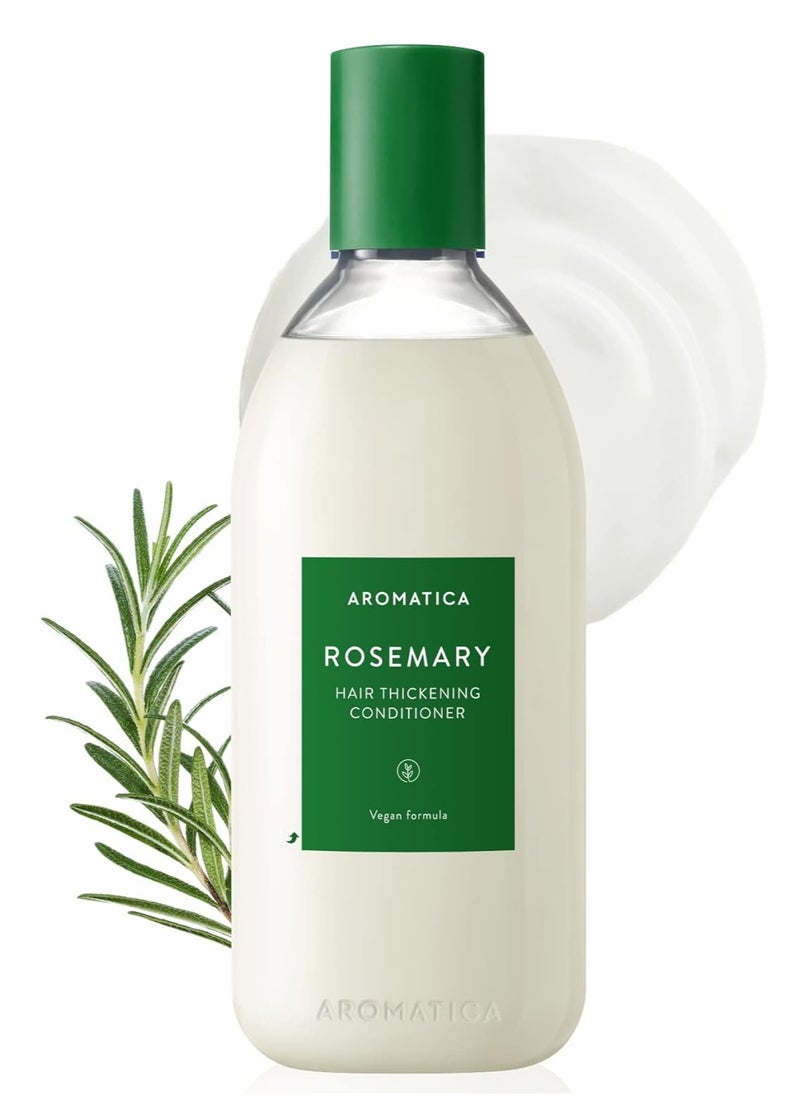 AROMATICA Rosemary Hair Thickening Conditioner 13.53oz / 400ml, Vegan