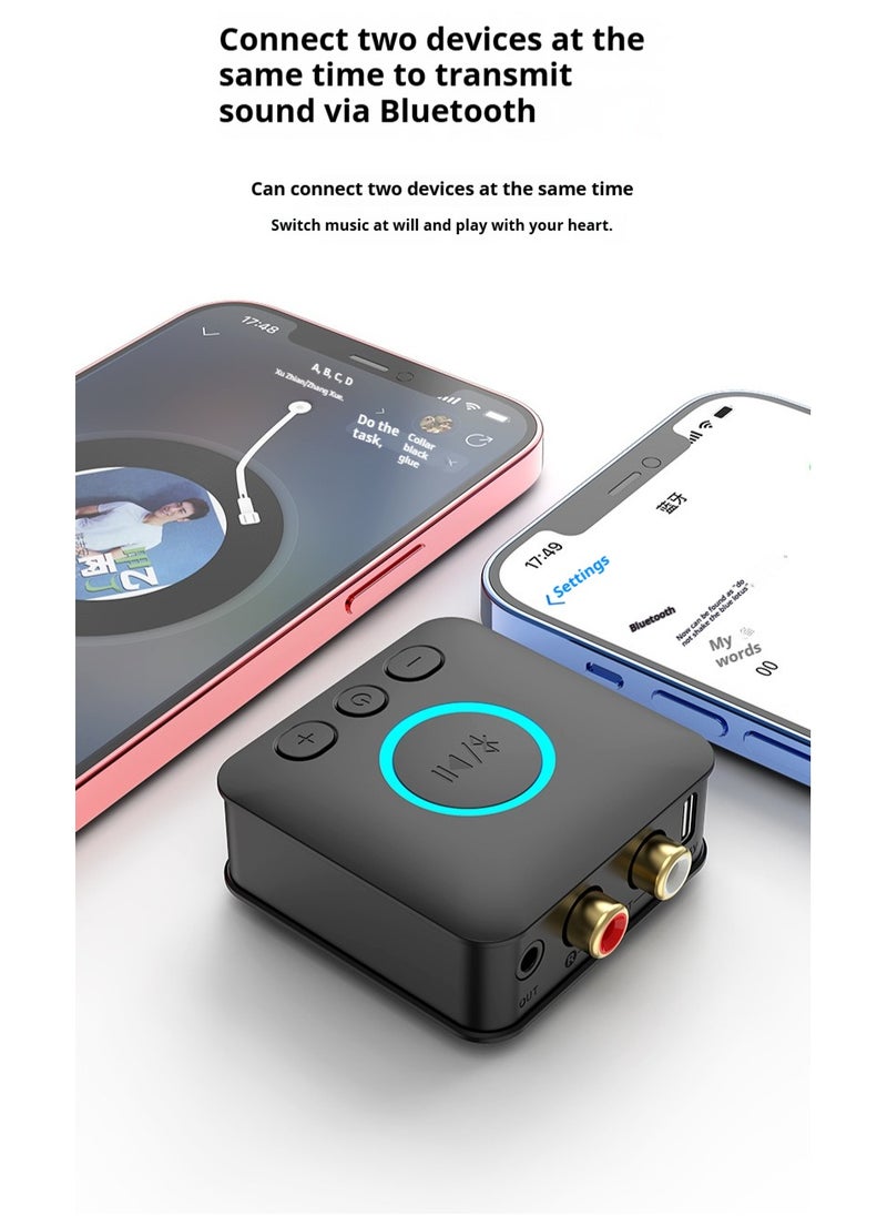 Bluetooth 5.1 Receiver Convert Old Stereo Amplifiers to Wireless Audio Players with Lossless Sound Quality