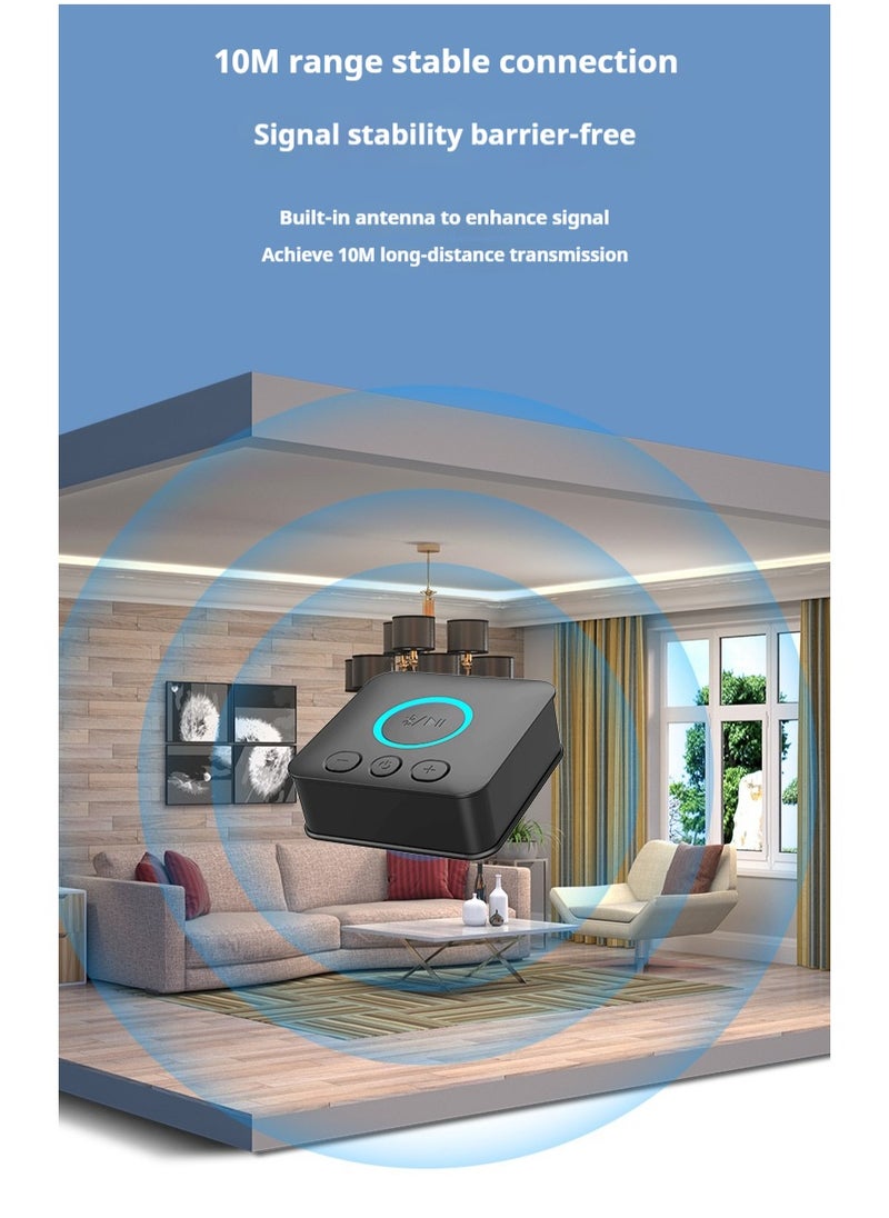 Bluetooth 5.1 Receiver Convert Old Stereo Amplifiers to Wireless Audio Players with Lossless Sound Quality