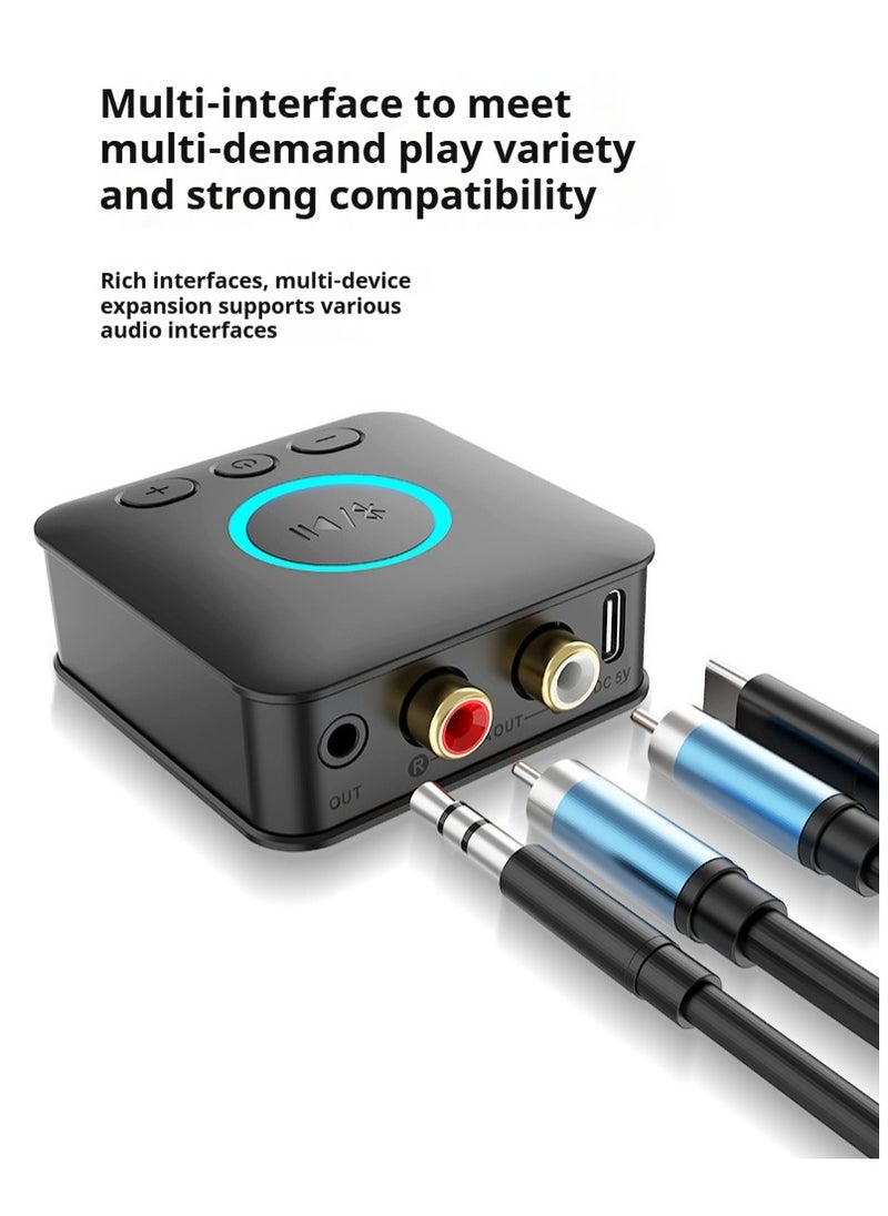 Bluetooth 5.1 Receiver Convert Old Stereo Amplifiers to Wireless Audio Players with Lossless Sound Quality