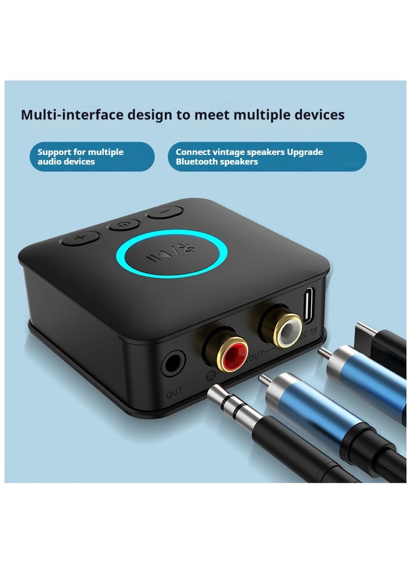 Bluetooth 5.1 Receiver Convert Old Stereo Amplifiers to Wireless Audio Players with Lossless Sound Quality