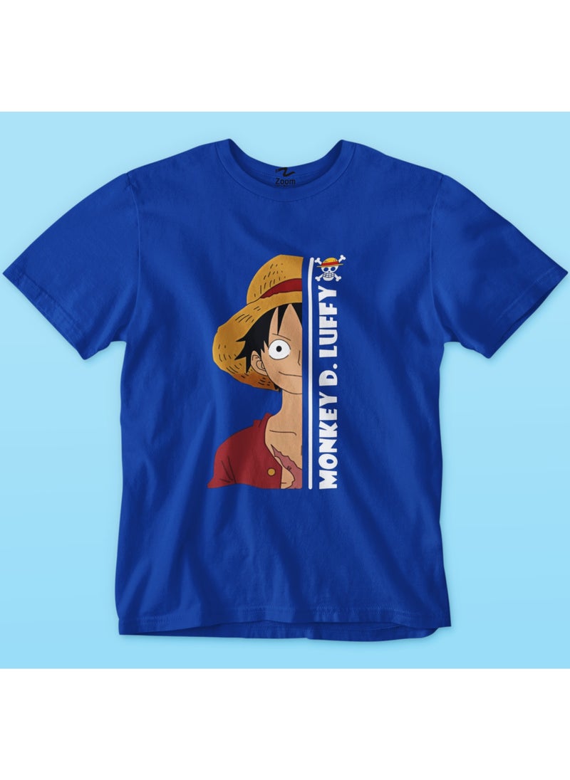 D. Luffy OnePiece T-shirt Design For Kids