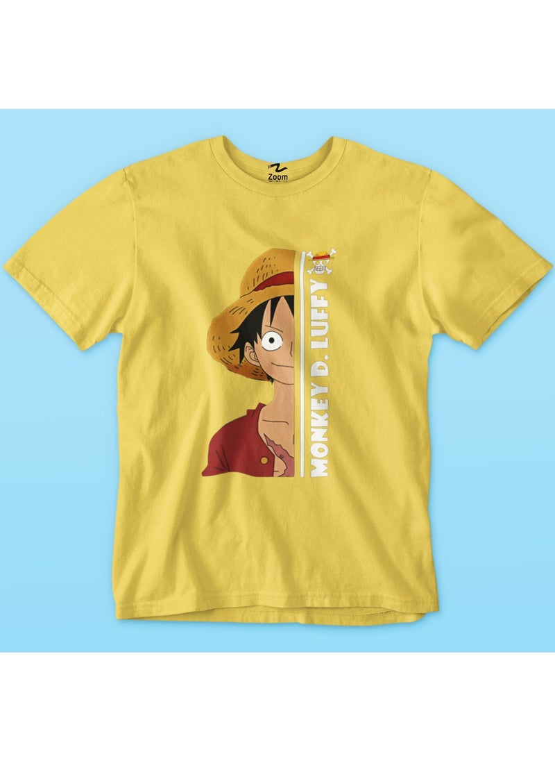 D. Luffy OnePiece T-shirt Design For Kids