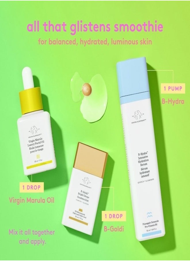 Drunk Elephant B-Goldi™ Illuminating Drops with 5% Niacinamide - 30ml | Radiance-Boosting Serum