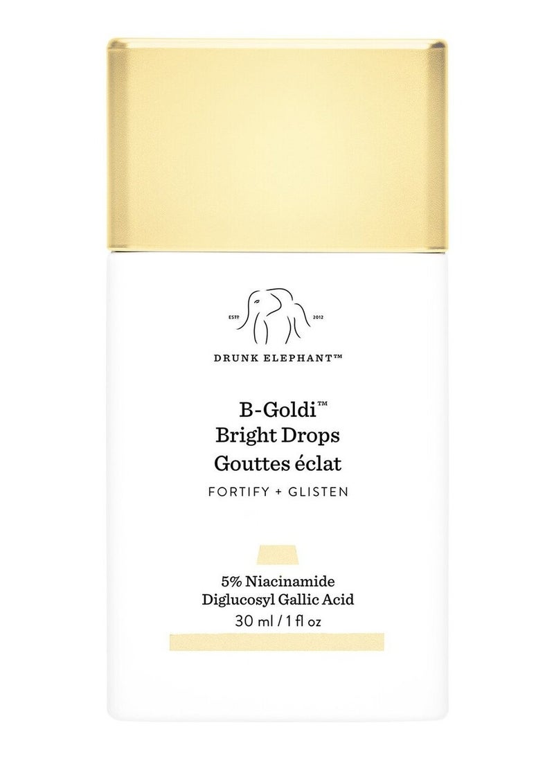 Drunk Elephant B-Goldi™ Illuminating Drops with 5% Niacinamide - 30ml | Radiance-Boosting Serum