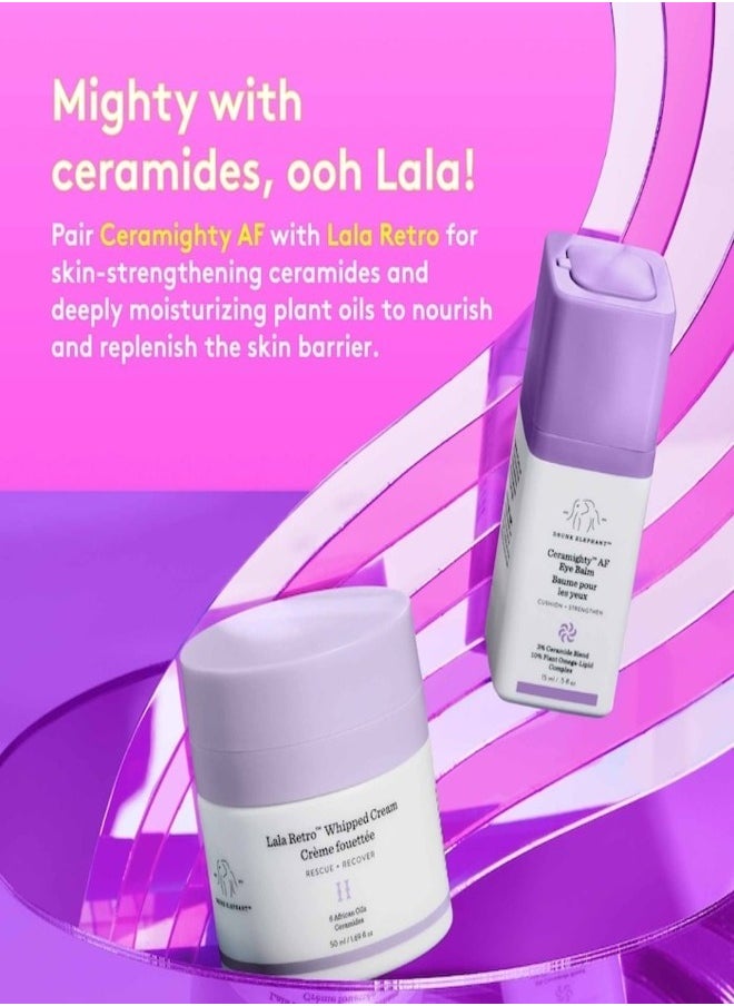 Drunk Elephant Ceramighty™ AF Eye Cream with Ceramides 15ml - Hydrating & Strengthening Eye Care