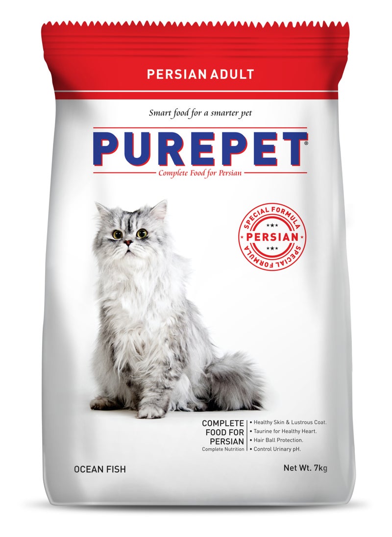 Persian Adult Dry Cat Food  Ocean Fish 7Kg