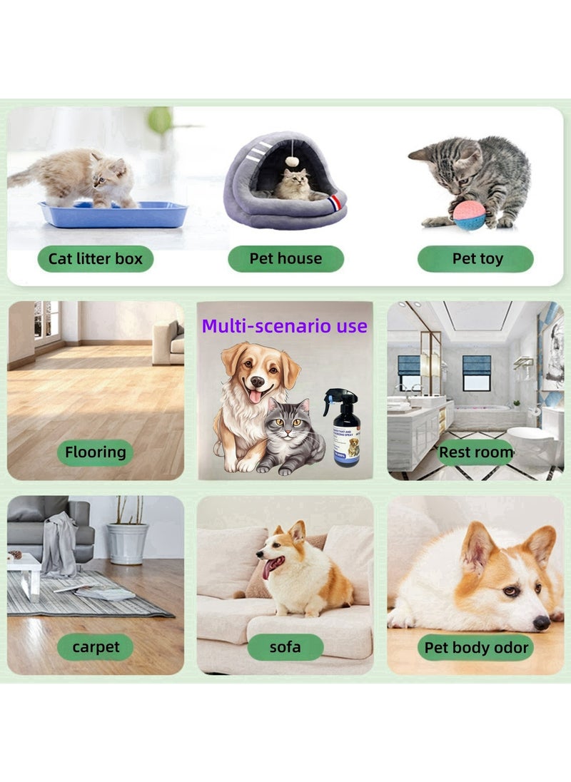 ANTIER Disinfectant Spray, Sanitizing and Antibacterial Spray, The bacteriostasis rate was 99.99% and the mites were 100%，For use on carpets, furniture, clothing, all pet living and sleeping areas