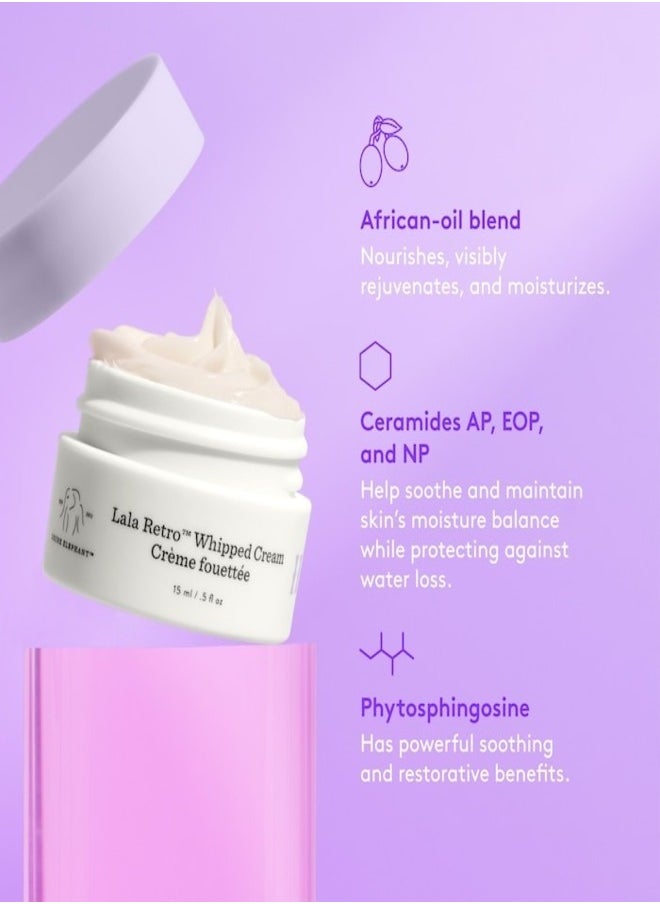 Drunk Elephant Lala Retro™ Nourishing Whipped Mini Moisturizer 15ml - Hydrating & Restorative Cream