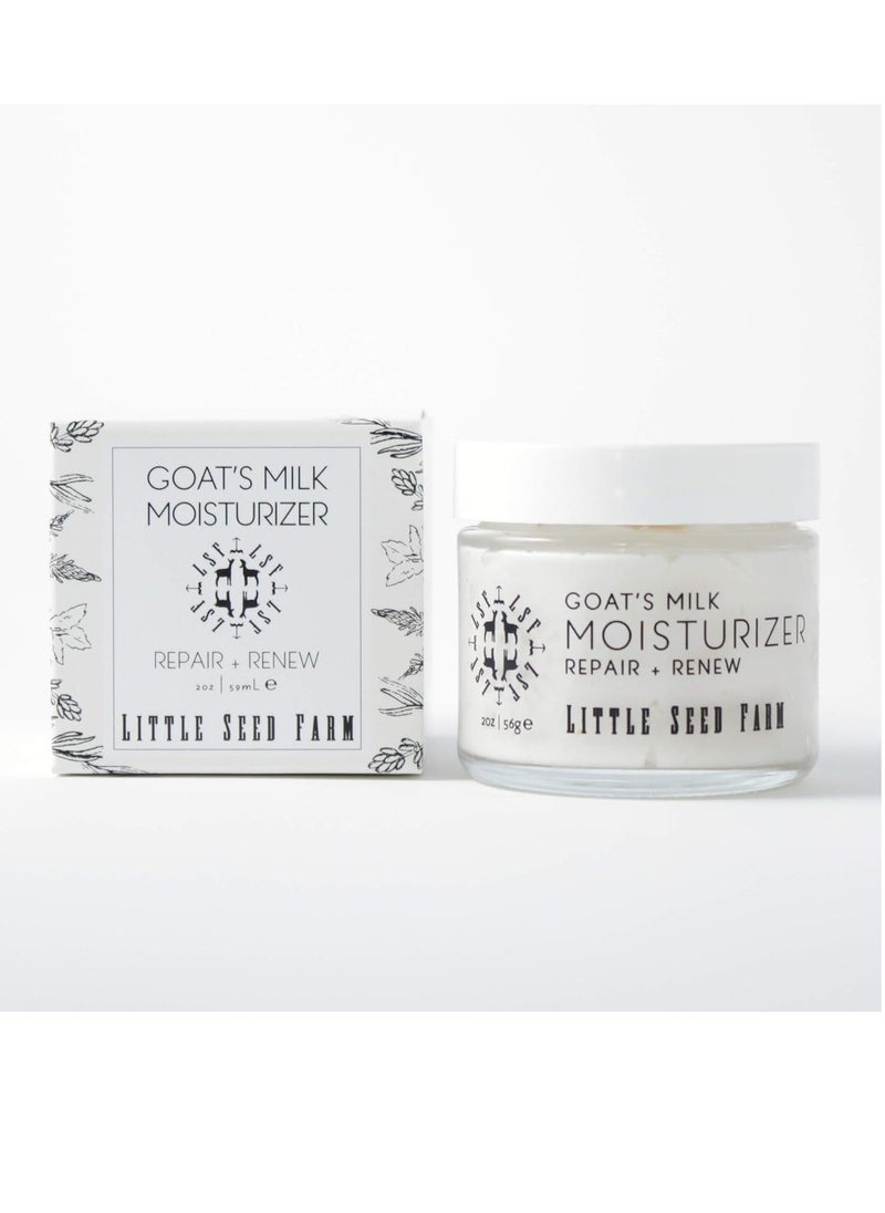 Little Seed Farm Goat's Milk Face Moisturizer - All Natural, Organic Moisturizer Face Cream - 2.0 Ounce