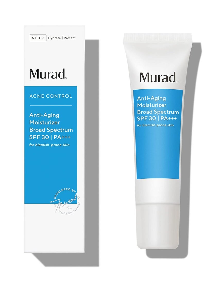 Murad Anti-Aging Moisturizer Broad Spectrum SPF 30 (UPDATED PACKAGING) | Grease-Free Face Moisturizer for Women & Men - Anti-Aging Face Cream with SPF, 1.7 Fl Oz