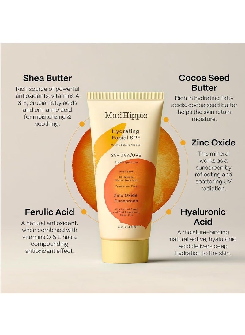 Mad Hippie - Hydrating Facial SPF 25, 2 fl. Oz