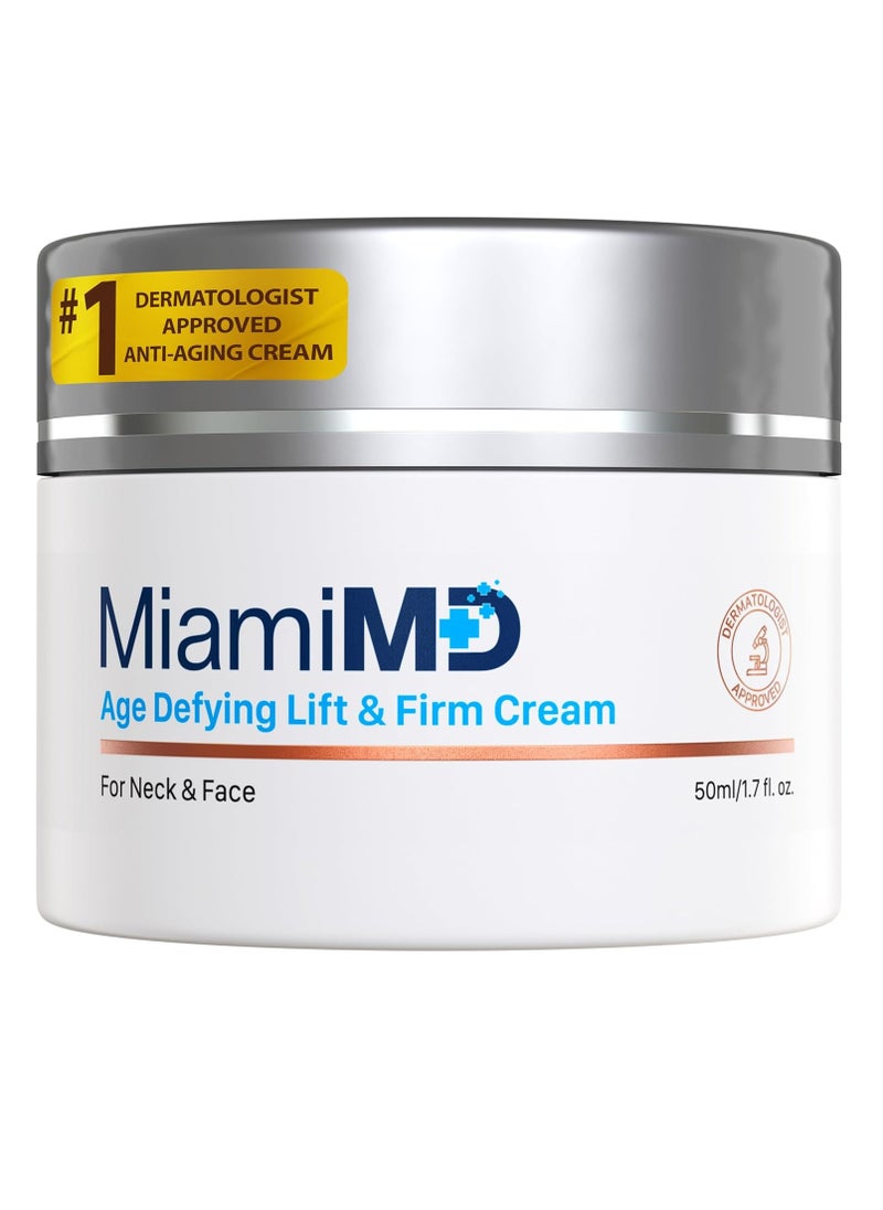 Age-Defying Lift & Firm Cream - Anti Aging and Skin Firming For All Types Paraben Free, Fragrance Free Cruelty Free BHA Free 50 ml (1.7oz)