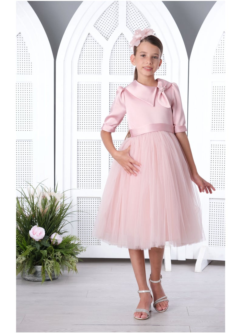 Girls Dress Pink 3194