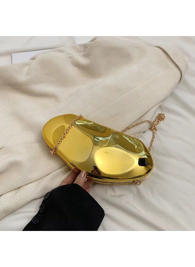 Elegant Designer Clutch for Women – Stylish Handbag with Chic Chain Strap, Sleek Modern Design, Perfect for Evening & Casual Outfits